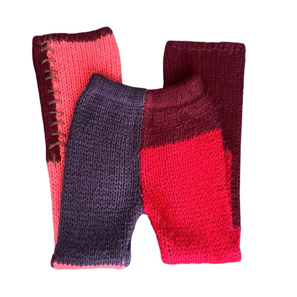 Saachi Women’s Colorblock Patchwork Cable Knit Pu… - image 7